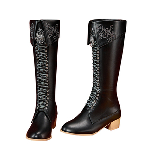 三分妄想明日方舟荒芜拉普兰德cos鞋子长靴无序的谦卑无定金发卡