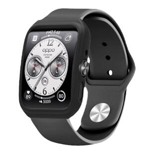 适用oppowatch4Pro硅胶保护套watch3pro运动SE智能手表oppo四代硅胶表带屏幕保护防摔耐磨男生腕带女生表链