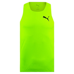 田径精英新款！彪马Puma专业男子跑步马拉松透气速干背心比赛服