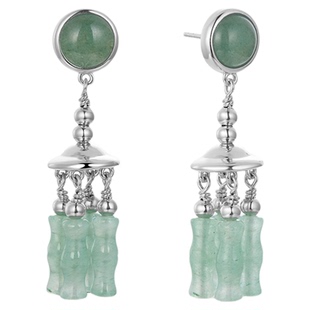 【毛林林同款】MIKOCH竹吟耳环925银耳钉女小众设计感高级感轻奢