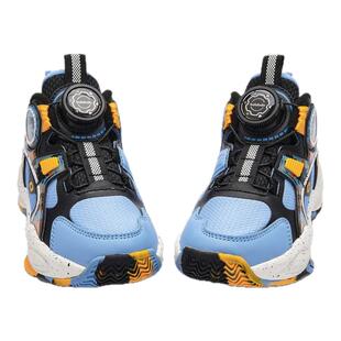 巴拉巴拉童鞋儿童运动鞋男童篮球鞋旋钮扣秋冬缓震防滑鞋子舒适潮