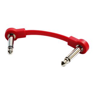 GIGAGAIN纯铜芯扁头单块连接线降噪效果器短线吉他贝斯通用双弯头