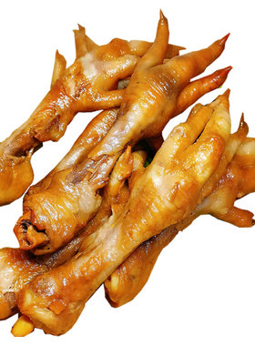 东北熏酱鸡爪子鸡手熟食下酒菜