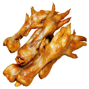 东北哈尔滨熏鸡爪子卤味鸡手五谷不辣原五香骨里香熏酱老土熟食