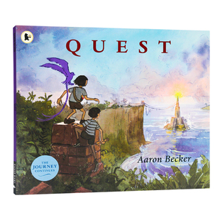 不可思议的旅程三部曲2 彩虹国度 无字平装大开本 Quest 凯迪克奖 英文原版儿童启蒙培养孩子想象力绘本 Aaron Becker