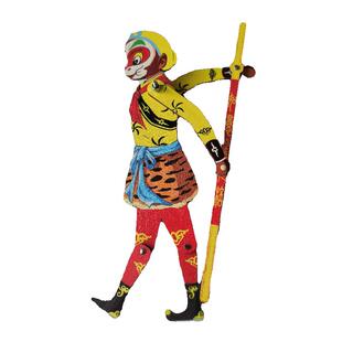 木影戏特色国潮礼物品木质单手皮影戏西游记人偶孙悟空儿童节玩具