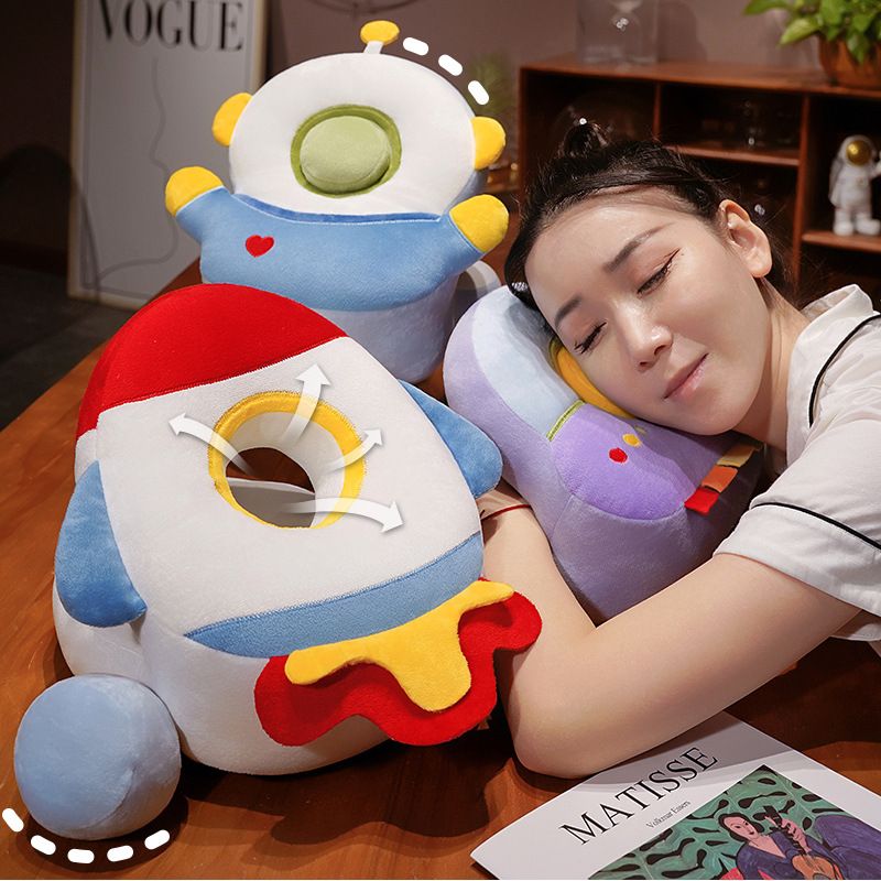 儿童午睡枕小学生教室用冰丝抱枕趴桌夏季小枕头午休枕头趴睡神器