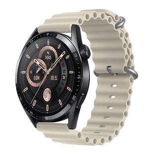 适用watchgt5华为手表GT6表带GT2海洋硅胶GT3Pro保时捷watch3pro智能watch3手表带fit荣耀运动男女款46mm