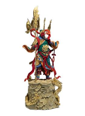 铜师傅智勇无敌关公佛像铜摆件