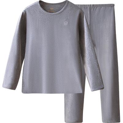 红豆青少年100%棉内衣套装男