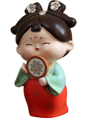 古风国潮唐朝宫仕女摆件