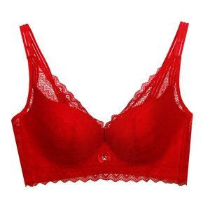 玉姿一族文胸正品胸罩聚拢6815 B杯无痕薄款无钢圈洞洞杯新款内衣