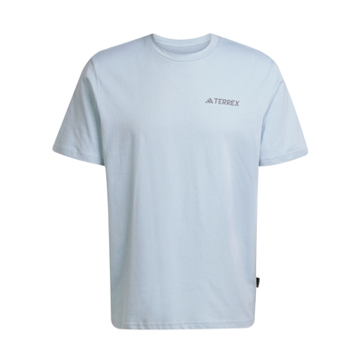 adidas阿迪达斯夏男棉户外运动短袖圆领T恤宽松透气 JI8326