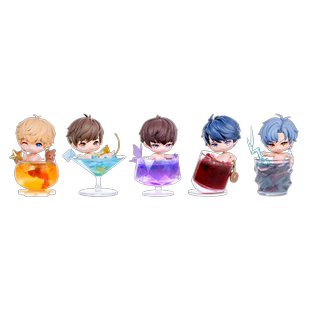 现货哔哩哔哩MORSTORM 恋与制作人 夏日特调系列 Q版手办附特典