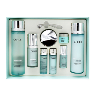 韩国ohui欧惠海洋奇迹套盒欧蕙蓝色清爽舒缓套装补水保湿镇定精华
