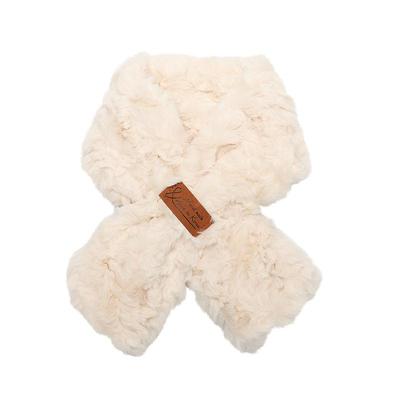 交叉小围巾网红加厚韩版女生冬季