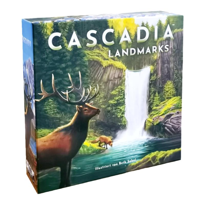 卡斯卡迪亚桌游自然之旅含地标扩展全套 Cascadia 中文版卡牌游戏