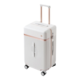 袋鼠行李箱结实耐用加厚24寸2025新款纯pc材质双层拉链密码皮箱子