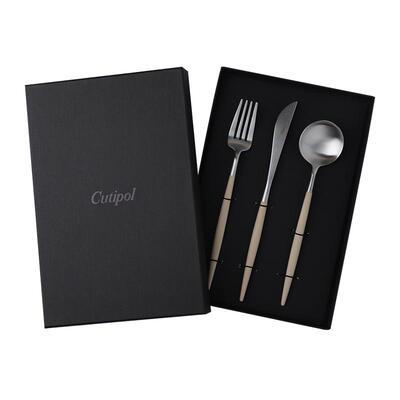 cutipol家用象牙白礼物刀叉套装