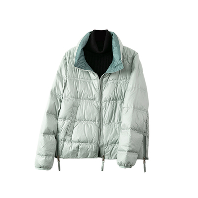 轻薄羽绒服女小个子立领短款外套