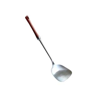 出口304不锈钢锅铲 家用炒菜铲子厨具套装木柄炒勺 汤勺 家用菜铲