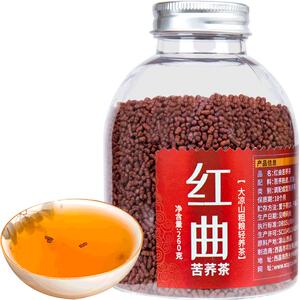 红曲苦荞茶麦香茶260g罐荞麦茶