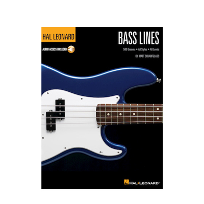 贝斯教材 马特 沙福格拉斯 附在线音乐 海伦德原版进口乐谱书 Matt Bass Lines Hal Leonard Bass Method HL00148194