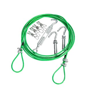 不 锈 晾衣绳晒被绳挂衣服阳台晒被子神器室外家用包塑钢丝凉衣绳