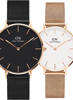 dw情侣对表流金表36&32mm520礼物