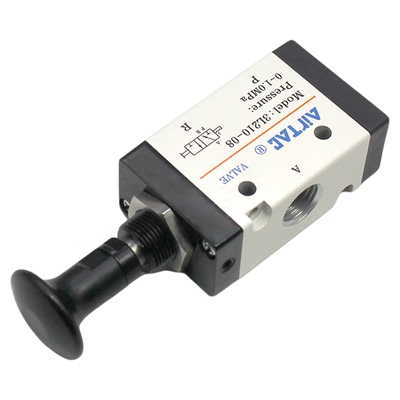 假一赔十-亚德客-气缸控制手拉阀