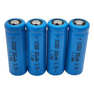 10300锂电池3.7V 300毫安美容仪美腿器鼻毛修剪器电容式充电电池