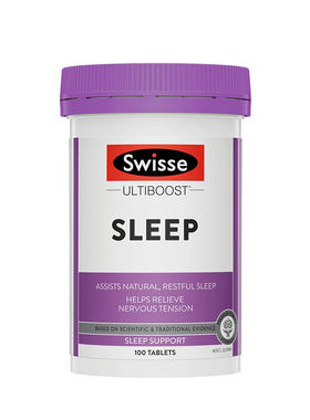 Swisse睡眠片缬草精华无褪黑素助眠sleep退黑素安睡调整作息