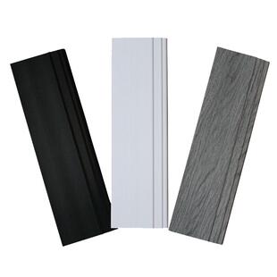 罗希 6-15公分踢脚线pvc白色塑料自粘木塑墙贴地板竹木纤维地脚线