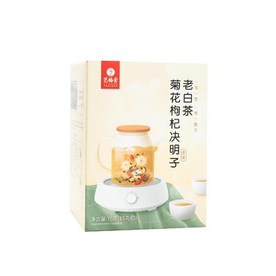 艺福堂菊花枸杞决明子老白茶茶包