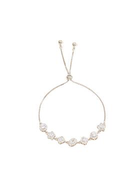 三福抽拉闪闪手链单条 时尚个性潮流闪耀首饰配饰链条847778