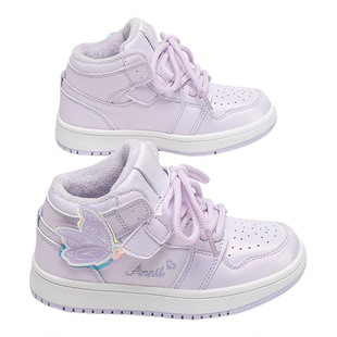 annil安奈儿2025冬季新款女童运动鞋儿童大棉鞋加绒加厚雪地童鞋