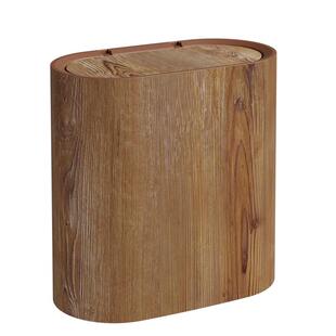 夹缝垃圾桶家用2026新款中古风客厅窄缝纸篓酒店民宿卫生间厕纸桶