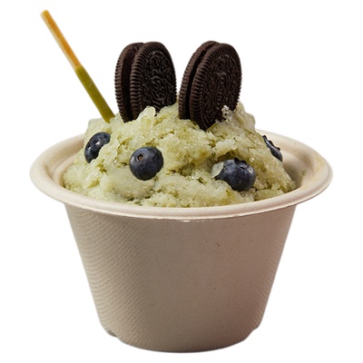 一次性冰豆花打包盒摆摊酸奶纸碗