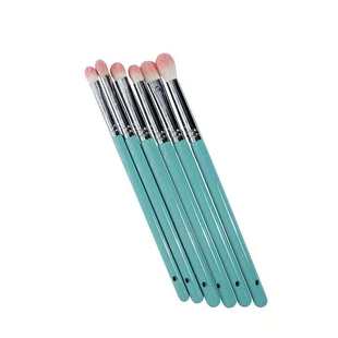 美奇家 细嫩光峰【6支眼部套刷】白色动物毛未染色 眼影刷 化妆刷