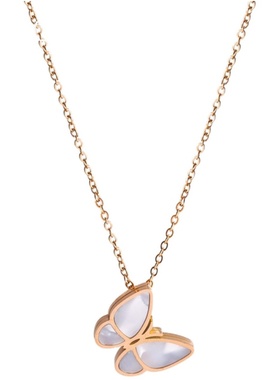 蝴蝶项链女气质高级感仙女毛衣链