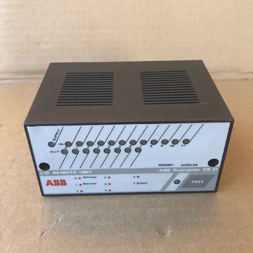 ABB ICSK20F1 REMOTE INPUT OUTPUT UNIT 24VDC 5W FPR3327101R12
