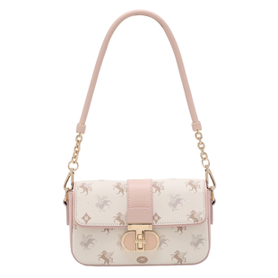 香港品牌粉色腋下包包女式25新款小方包高级感单肩斜挎包生日礼物