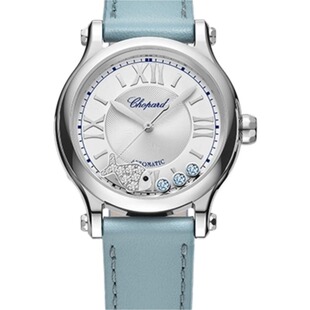天猫限定Chopard萧邦海之鱼悦30mm快乐钻石精钢机械腕表