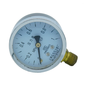 压力表Y60 0-1mpa 水压油压压力表0-0.4mpa弹簧管压力表0-1.6map