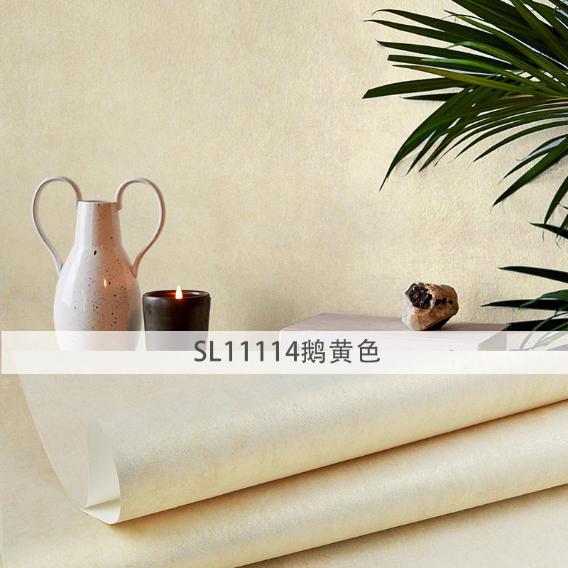 素色奶茶奶咖色奶油纯色墙纸无纺布客厅卧室背景壁纸非自粘高级感