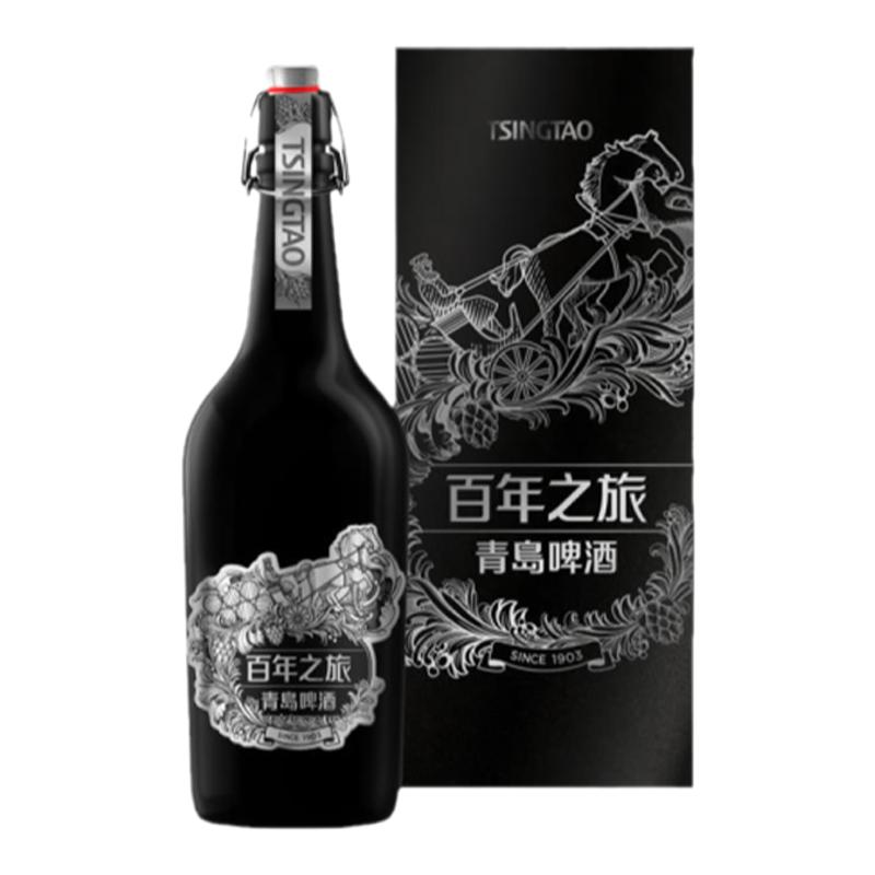 【官方正品】青岛啤酒高端礼盒百年之旅大师限定815ml青岛产