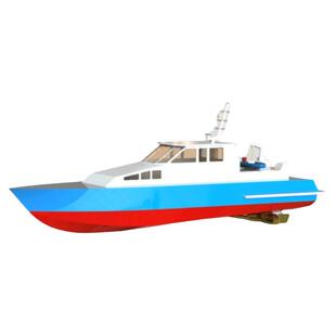 海警巡逻艇船模 艇模型 拼装船模 船模套材 遥控模型 科教培训