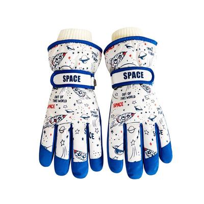 bubu儿童滑雪手套冬季保暖加绒