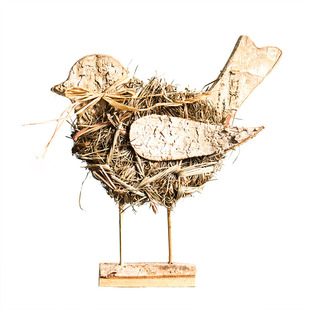 掬涵森林气氛新春摆件欧式美式白桦手工艺品春节装饰陈列桌面地面