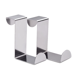 不锈钢Z型挂钩门后挂衣钩家用卫生间挂钩免打孔挂钩门柜s/z型挂钩